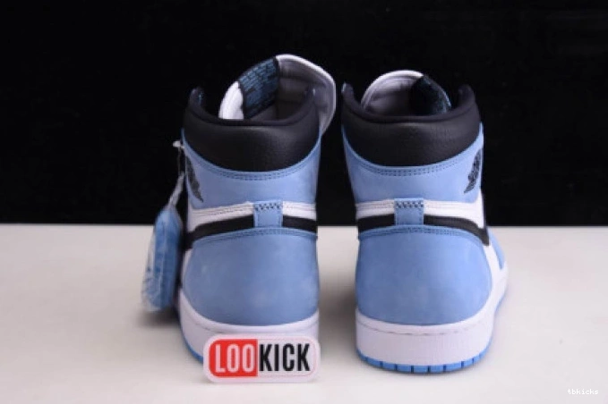 Rep TBK BLUE JORDAN 555088-134 HIGH RETRO 1 AIR BLACK UNIVERSITY WHITE 0629